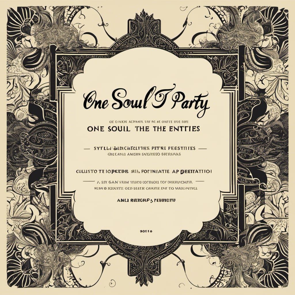 Cultish Party Invitation: One Soul Required
