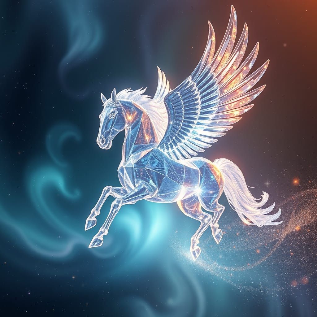 Crystal Stallion in Epic Gallop