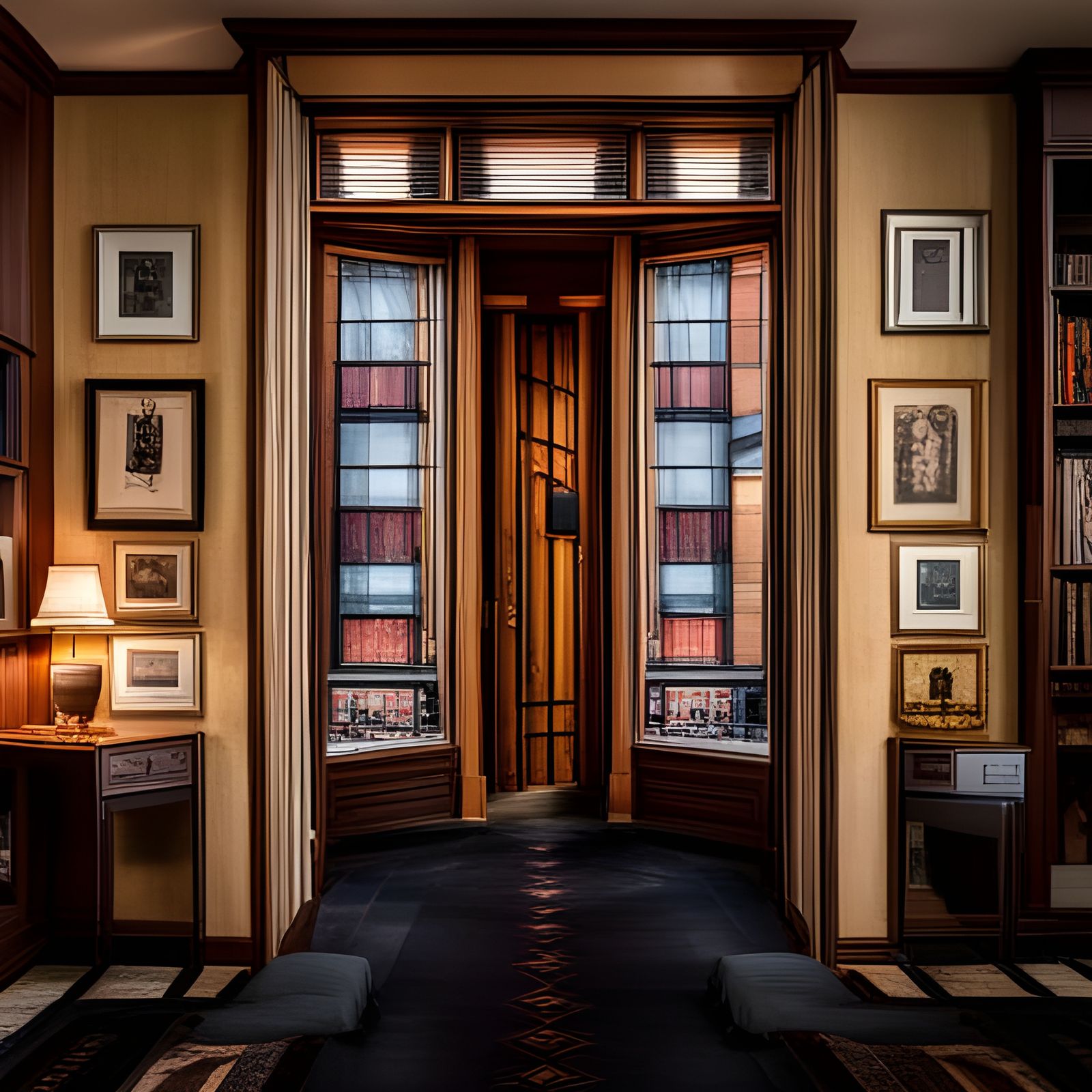Hyperrealistic Apartment Interior in Chicago, Cinematic HDR
