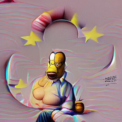 Homer Simpson Generated by AI