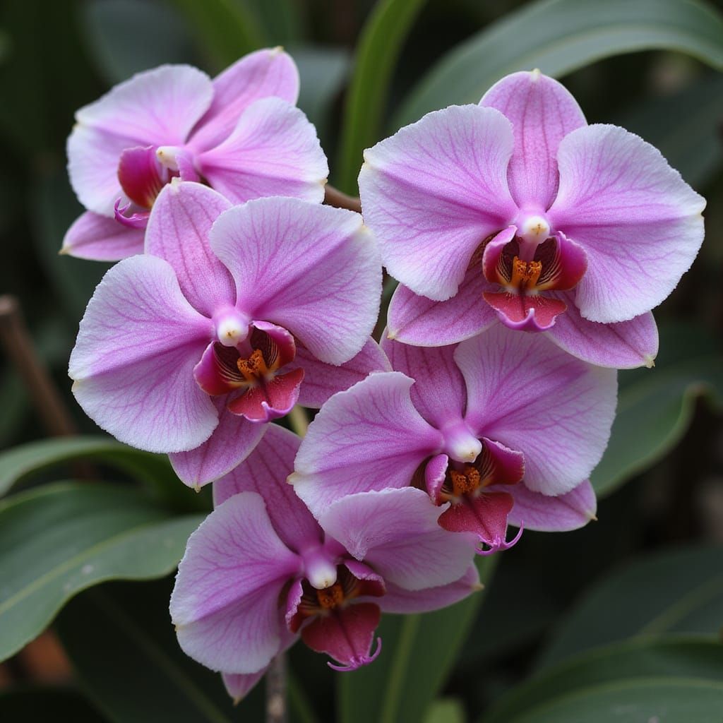 Orchid Heart in Vibrant Florals