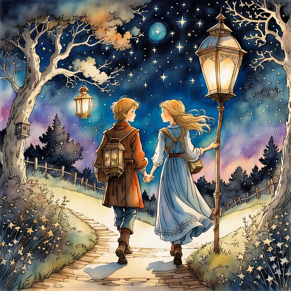 Medieval Sibling Adventure by Lantern Light