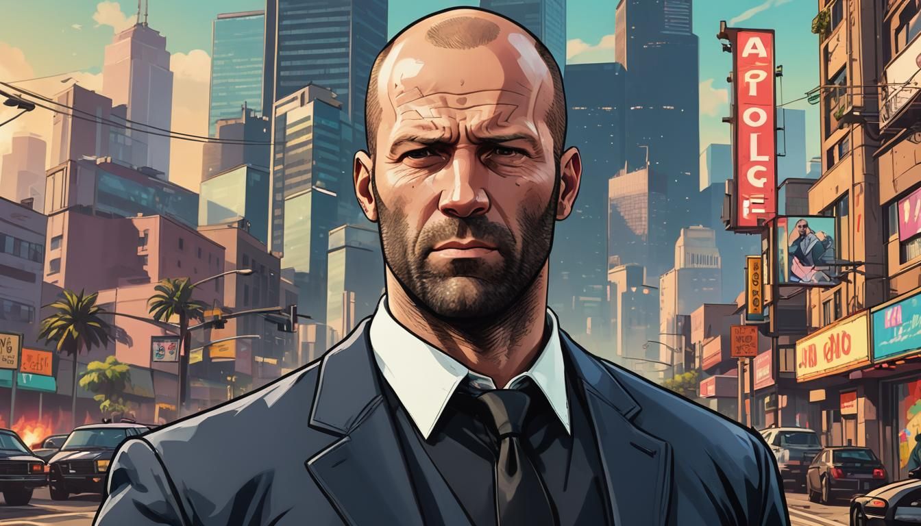 GTA V Inspired Comic Book Loading Screen