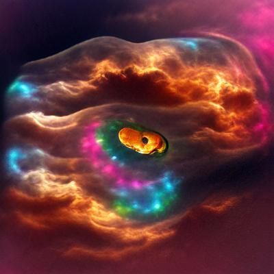 Glowing Cloud Nebula: A Cosmic Wonder
