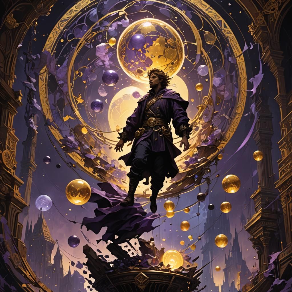 Mystical Orb: Dark Fantasy Concept Art