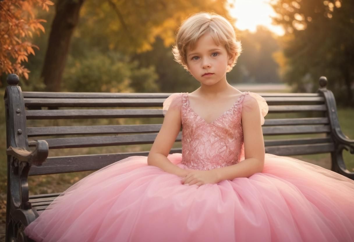 Some boys dream of being a princess...