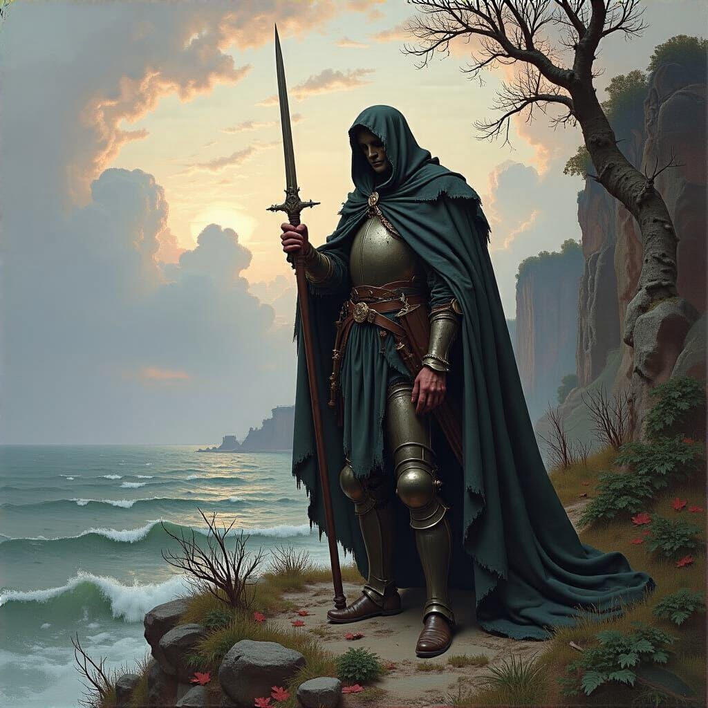 Grimdark Scene in the Style of Karl Bryullov