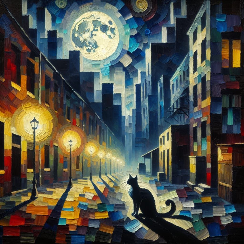 Otto Freundlich's Spooky Cat