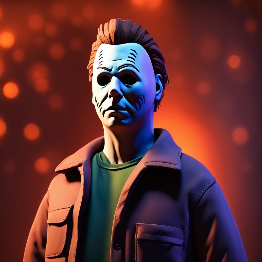 Michael Myers Halloween: 3D Digital Art