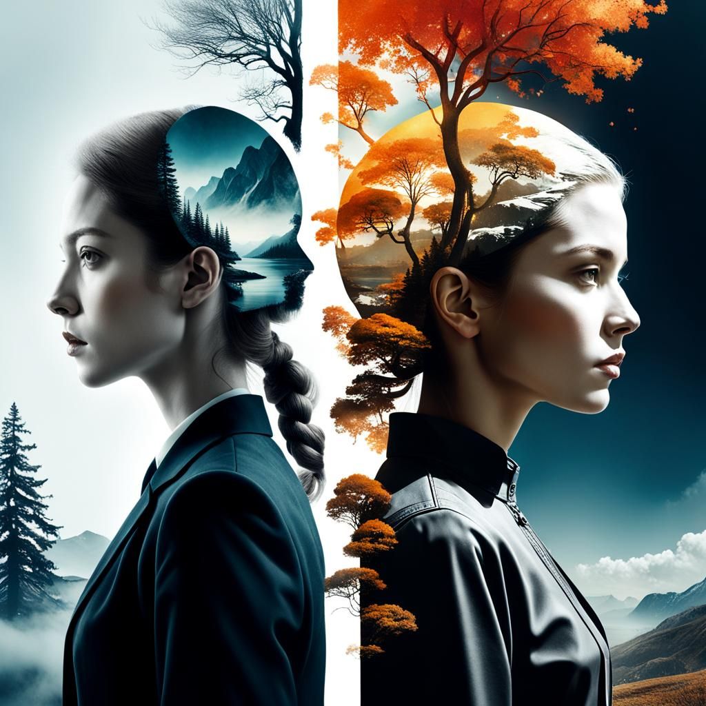 Stark Cold of Winter Overtaking Warm Glow of Autumn