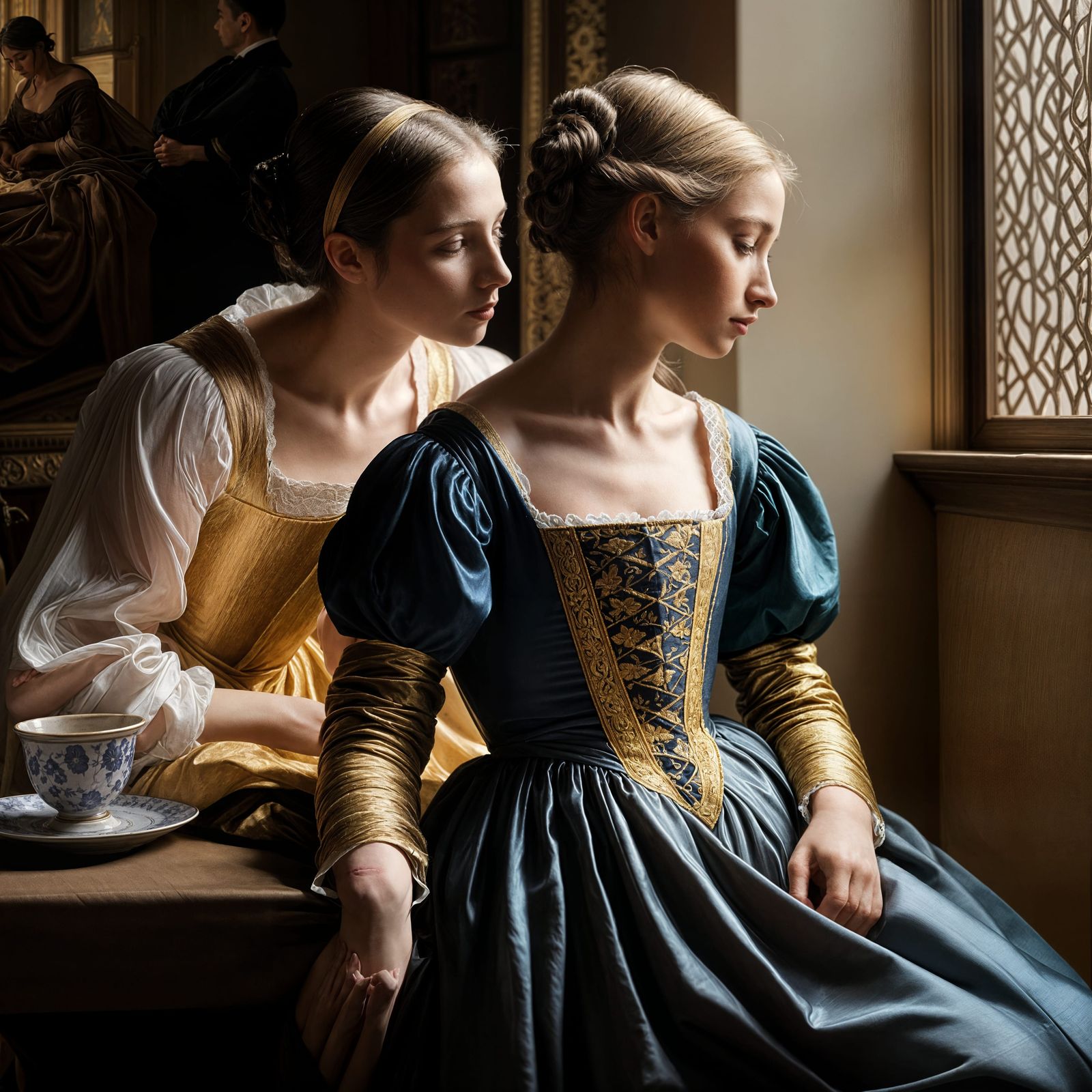 Romantic Silk Kiss in Gentle Gracility