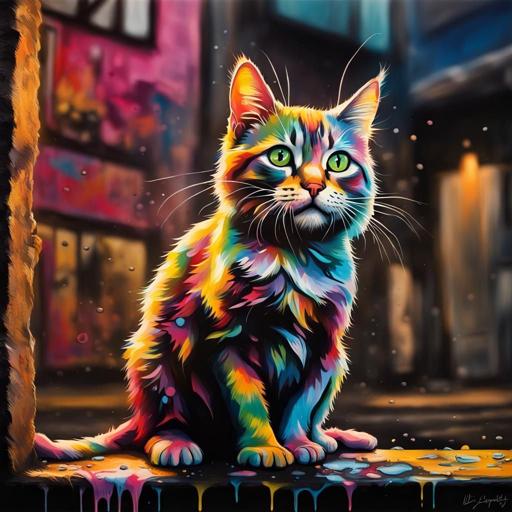 Adorable cat begging for petting