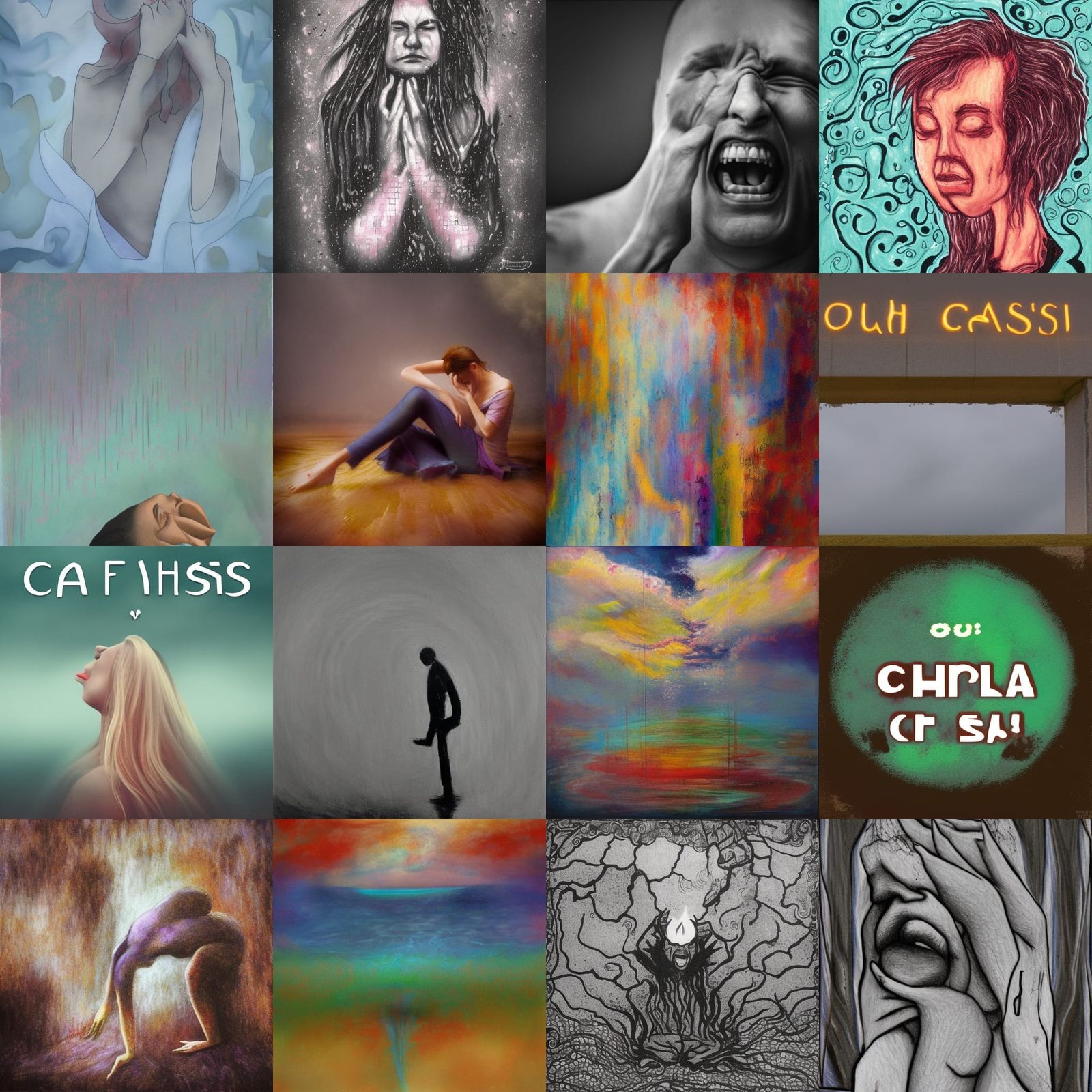 AI Image: Abstract Catharsis