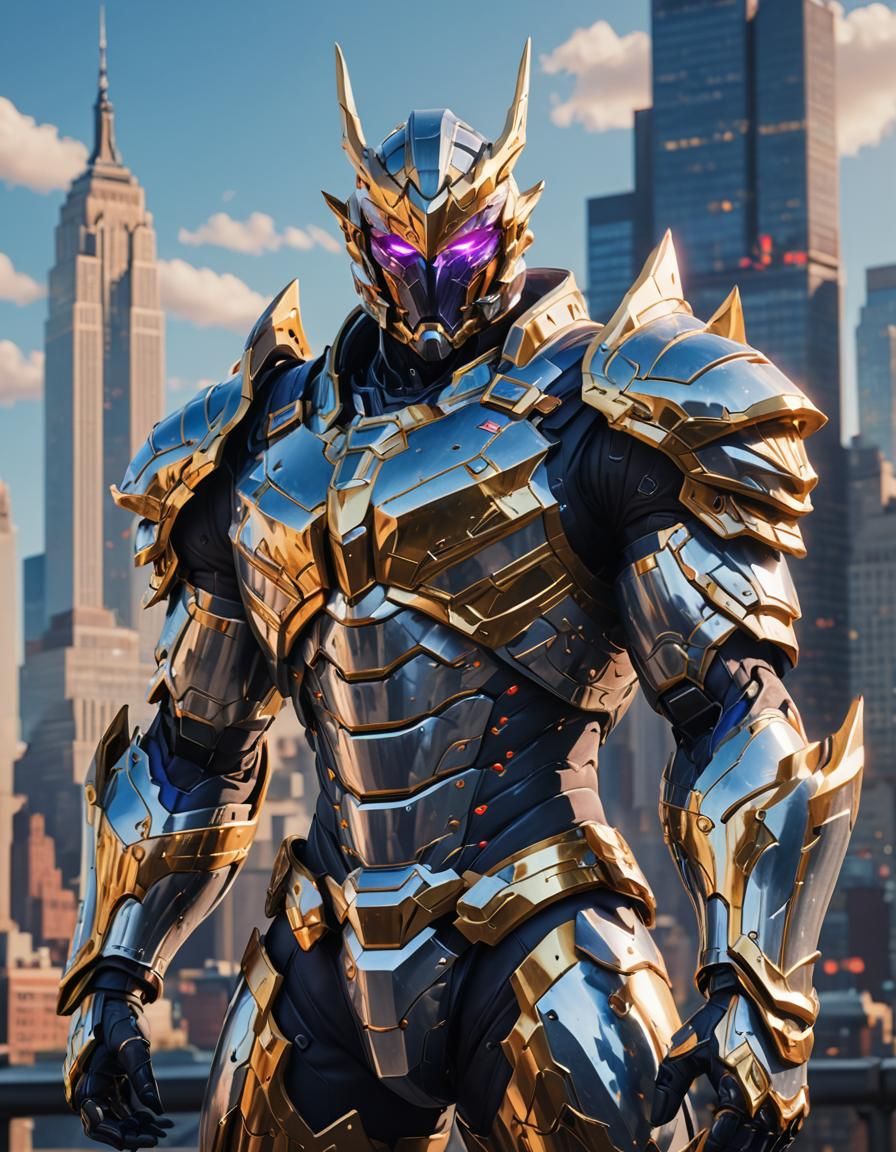 Orion, New Gods Hero, in Anime Art Style