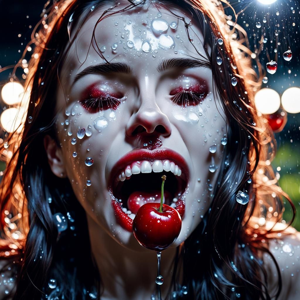 Cherry in Moonlight: Erotic 1960s Film Still