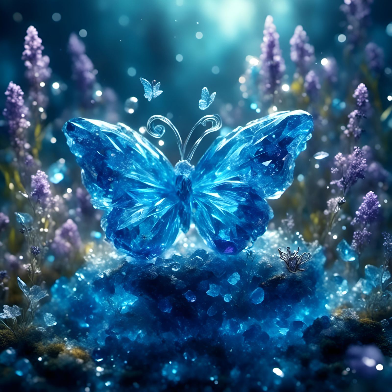 Crystal "Clear" butterfly