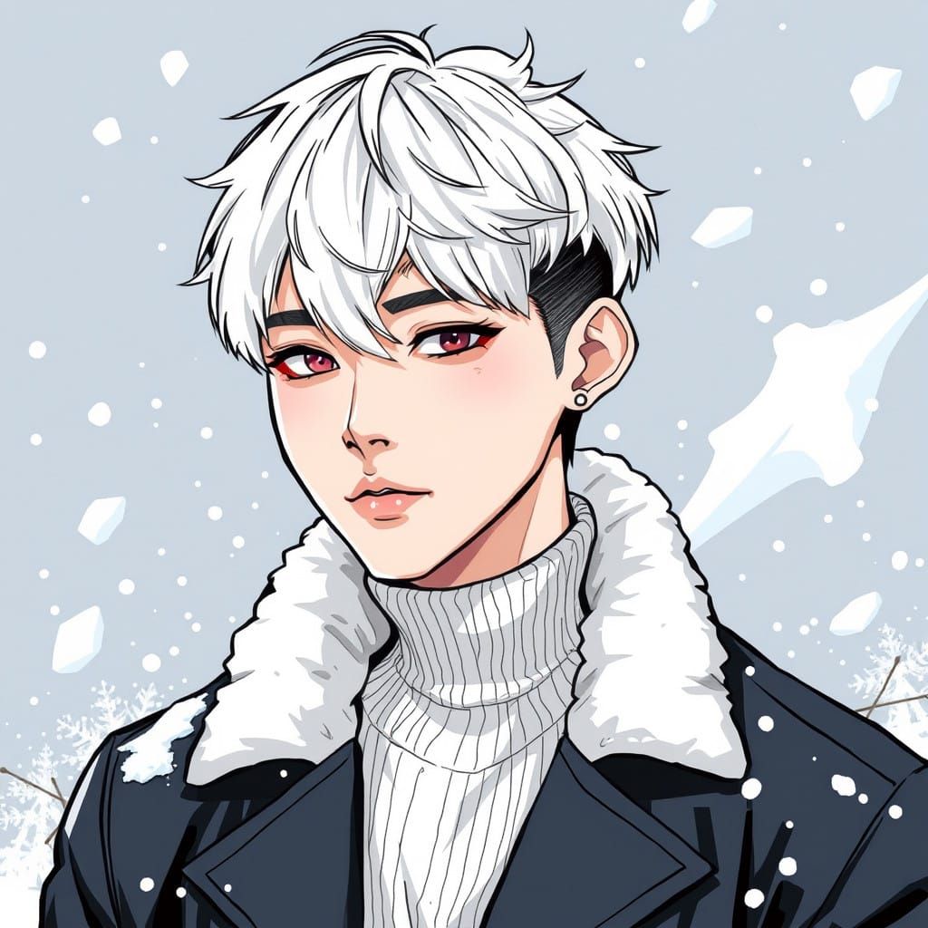 K-Pop Star Conjures Winter Magic in Vibrant Comic Art
