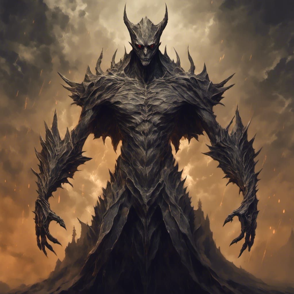 Crystal Gargoyle Viking with Golden Tattoos