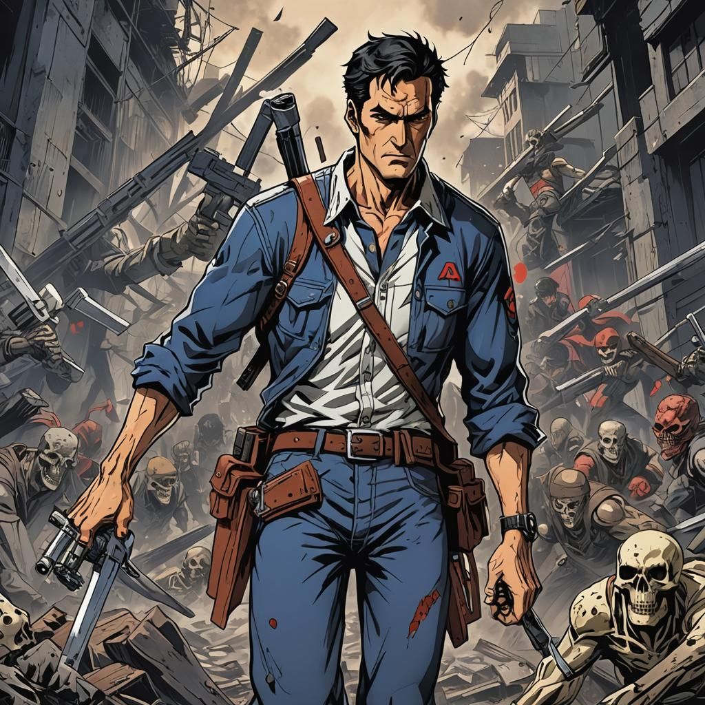 Ash Williams's Anime-Style Disdain for Humanity