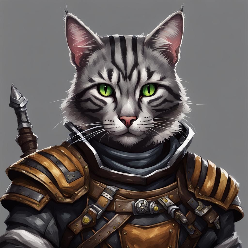 Tabaxi Rogue Assassin in Leather Armor