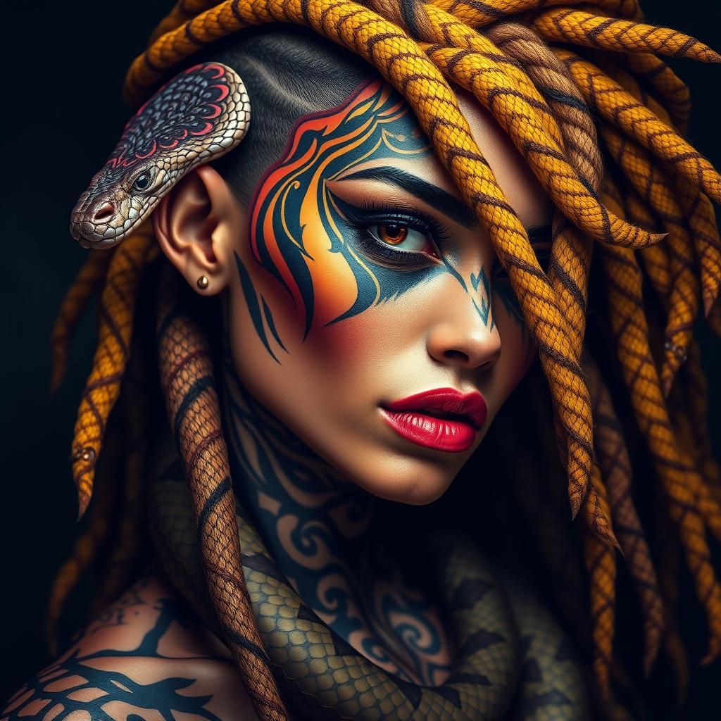 Serpentine Hybrid Portrait in Unreal Engine 5