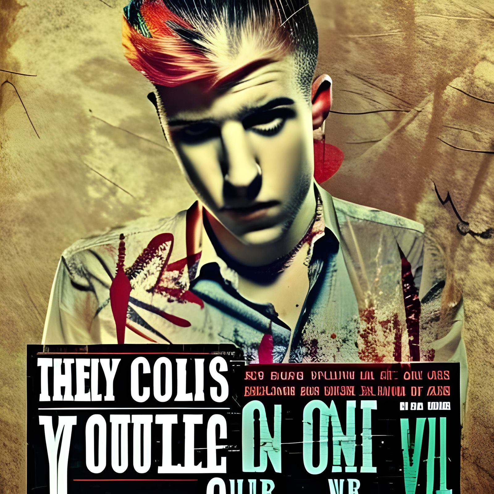 Youth Gone Wild: A Graffiti-Style Rebellion