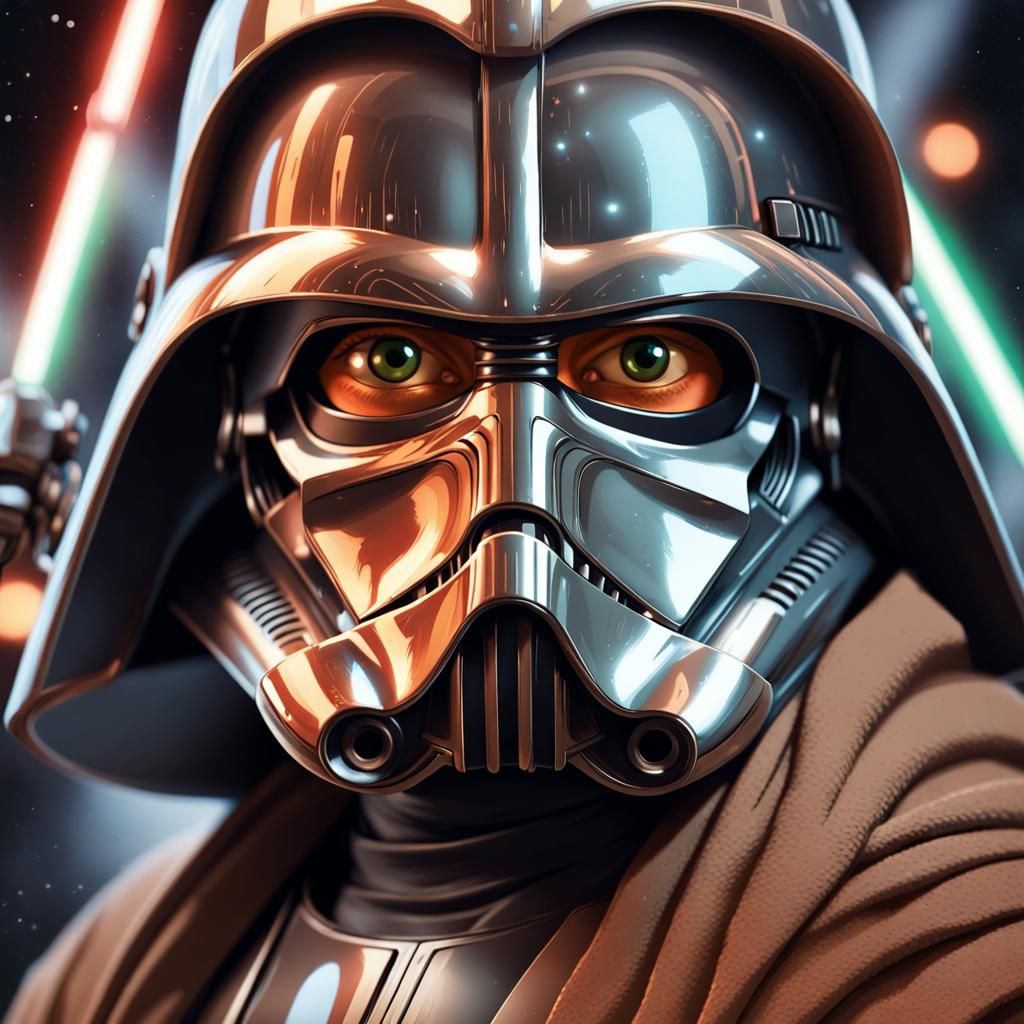 Hyperrealistic Star Wars Concept Art in Splash Art Style