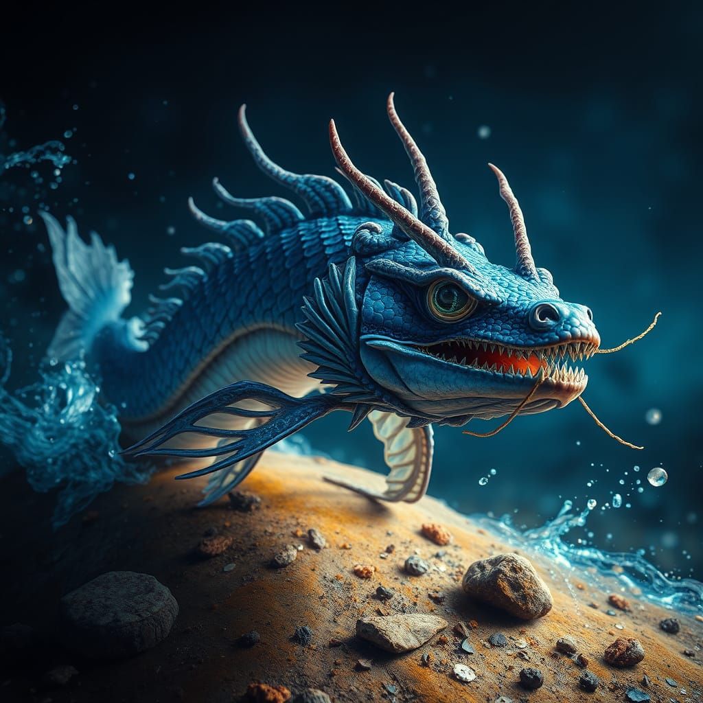 Dragon Fish Hybrid Emerges from Aquatic Realm