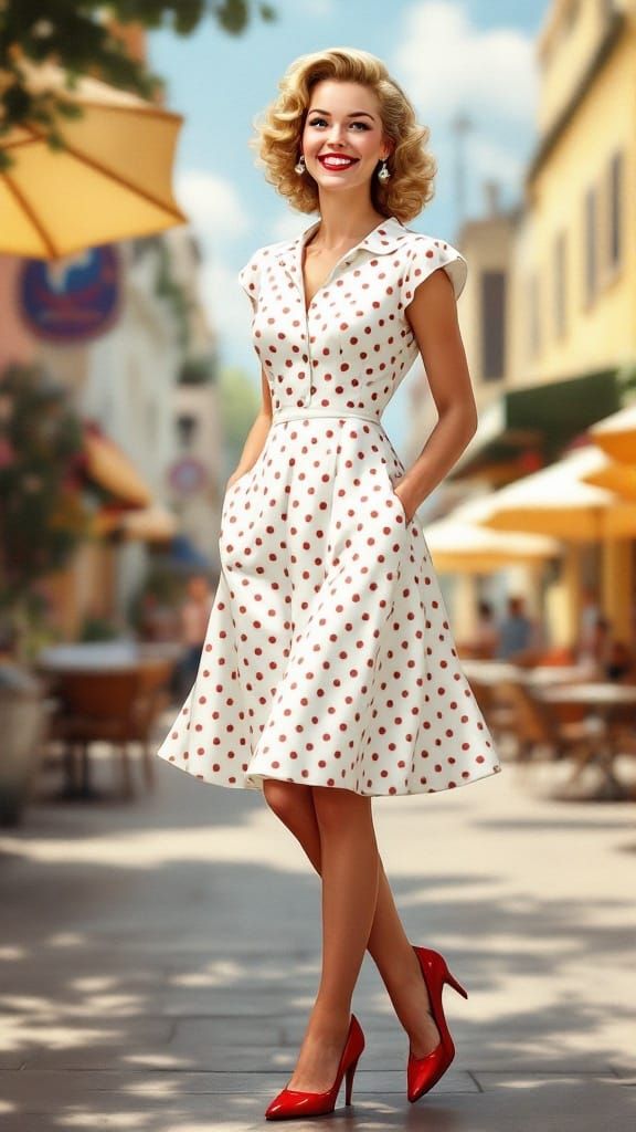 Radiant Mid-Century Chic in Warm Summer Light