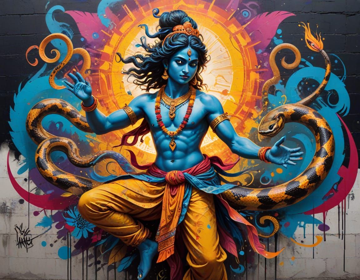 " Krishna's Dance "
