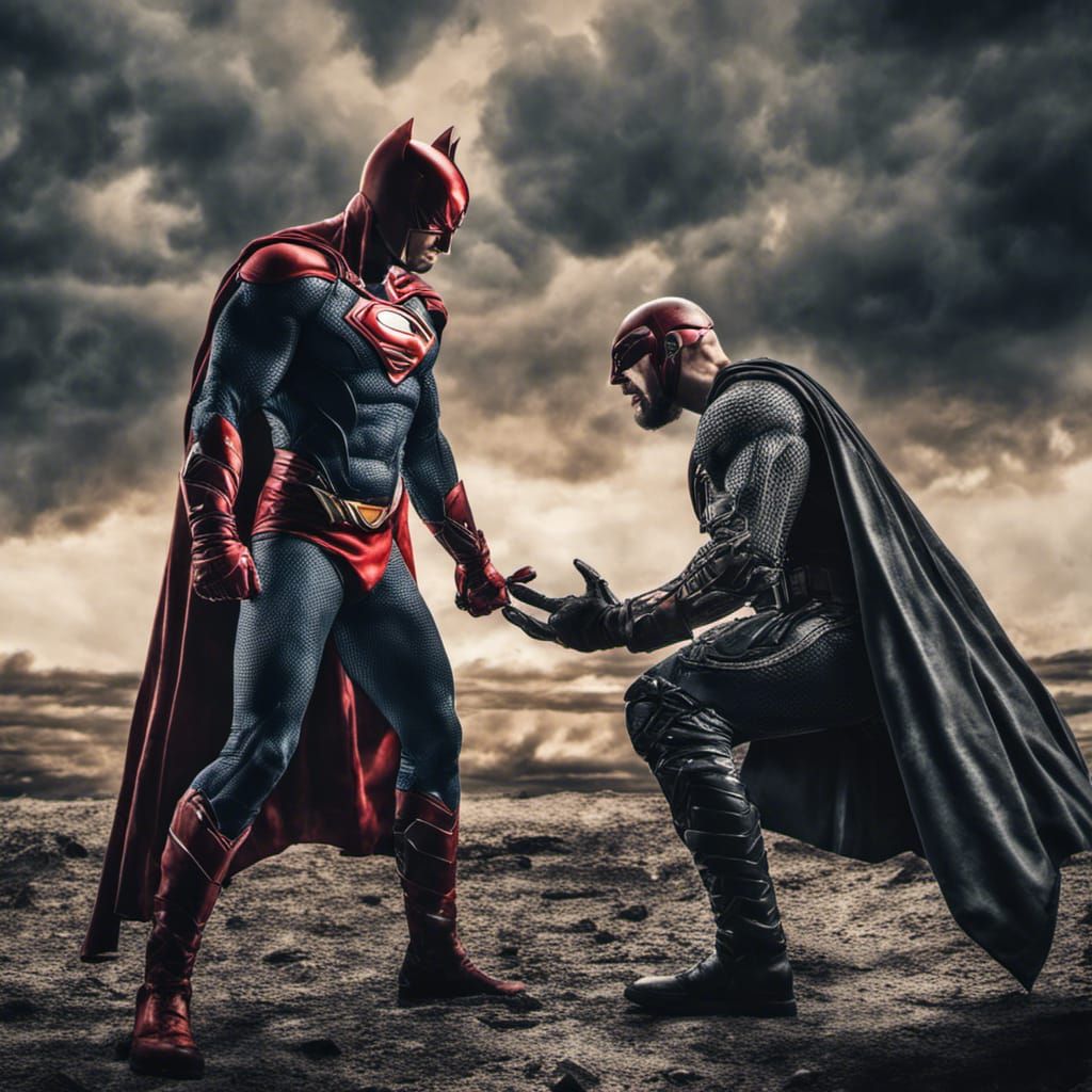 Superhero vs Supervillain: An Epic HDR Battle