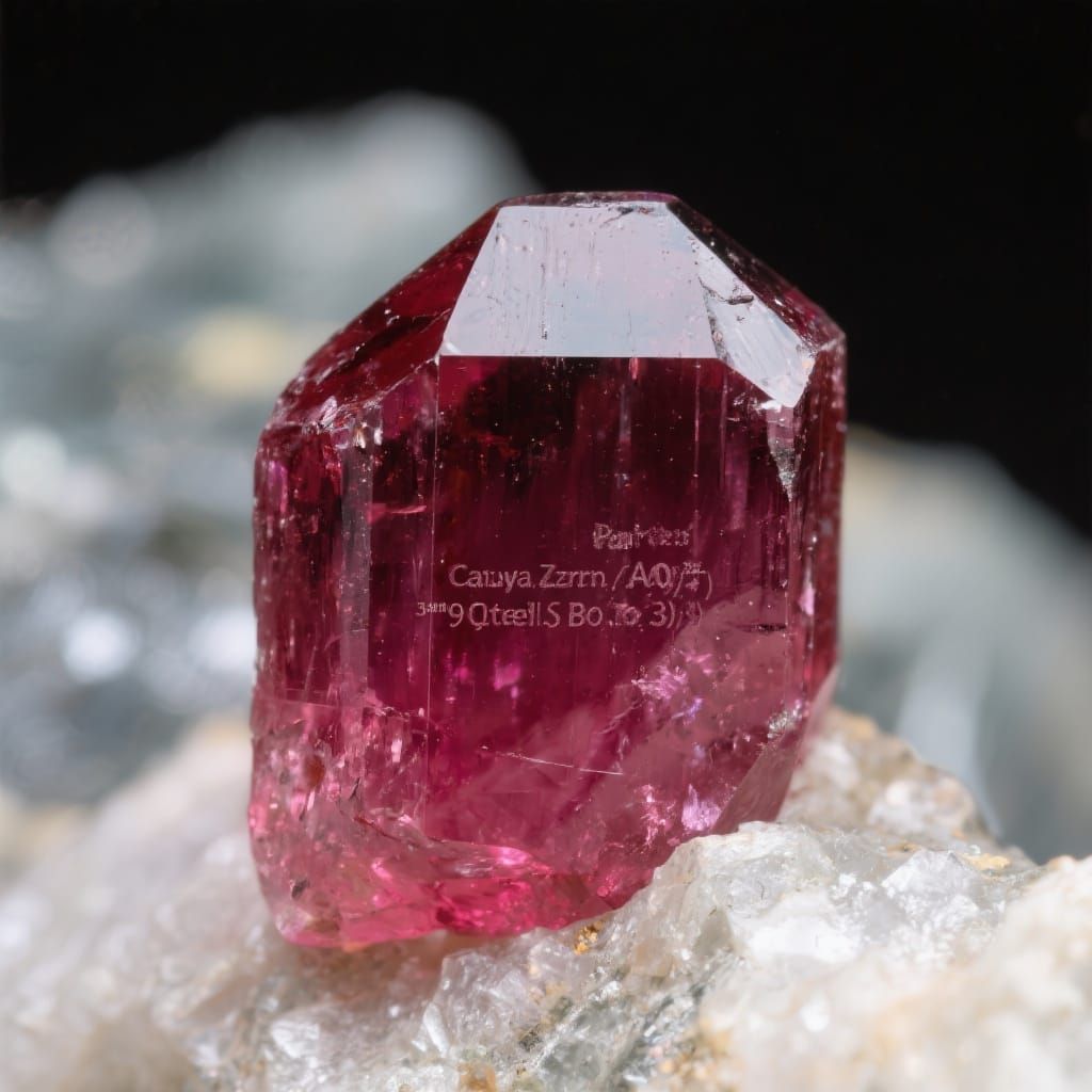 Painite Chemical Structure Visualized