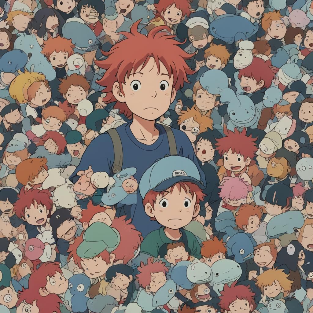 lost and found masterpiece of Opie gone bad Studio Ghibli ponyo