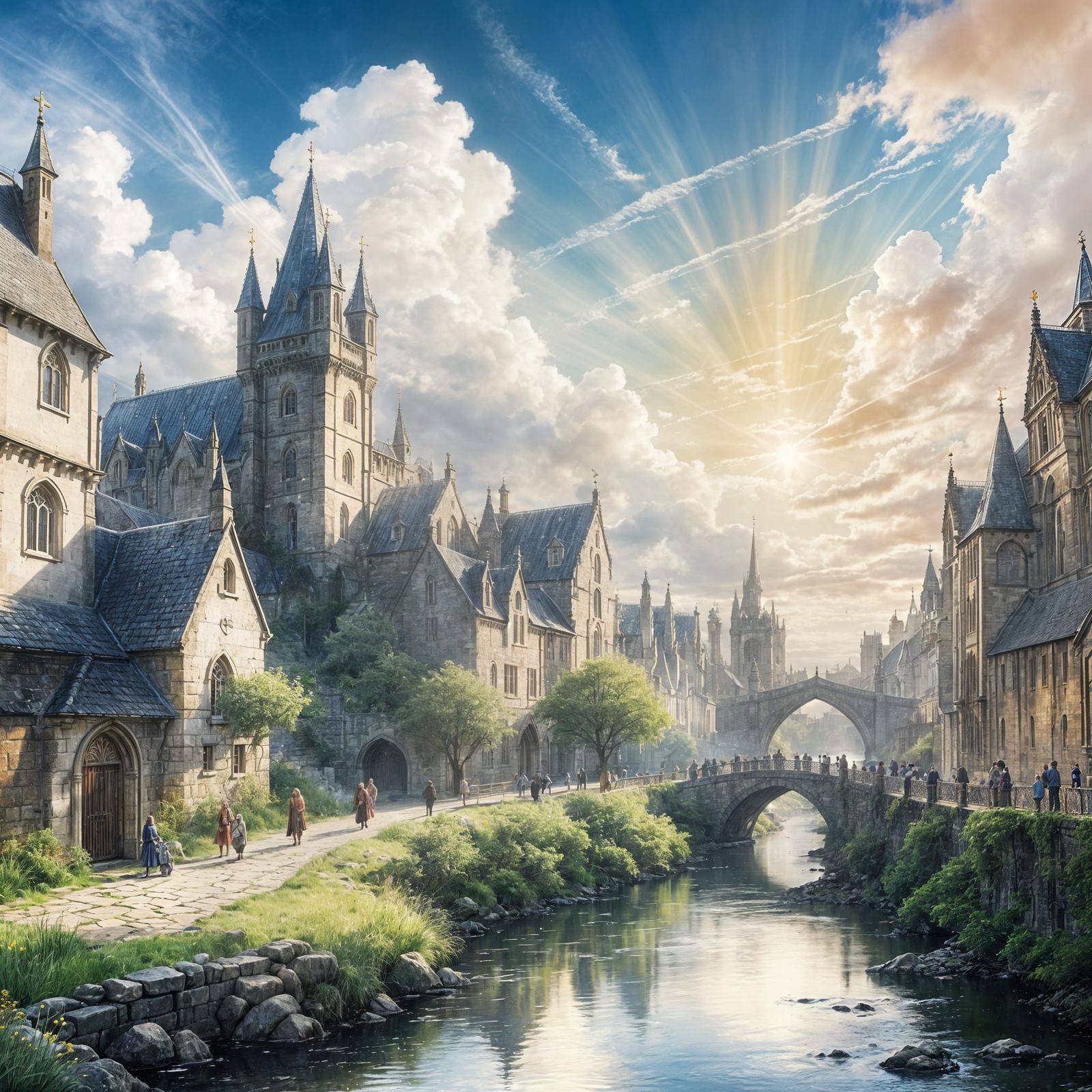 Medieval Glasgow Transformed by Heavenly Light