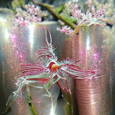 Hallucigenia sparsa Fossil in Digital Painting Style