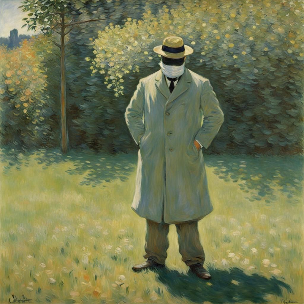 Impressionistic Rendering of The Invisible Man