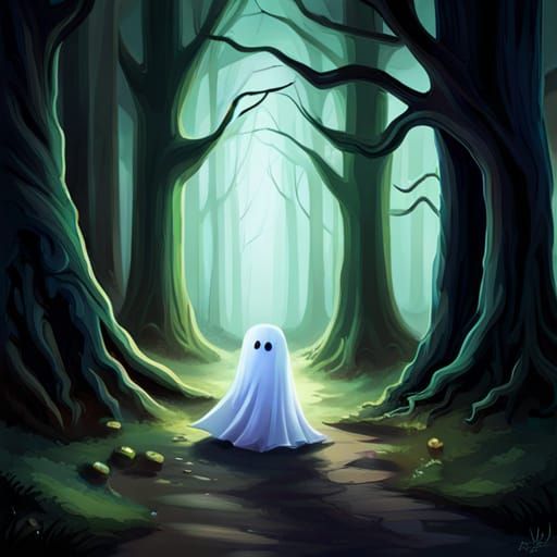 Friendly Apparition: An Adorable, Cute, Lovable Ghost