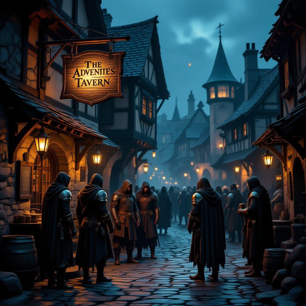 Medieval Adventurers Gather at Noir Tavern
