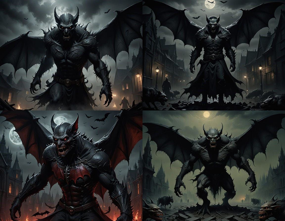 Horror Transformation: Chaplain Becomes Vampire Bat