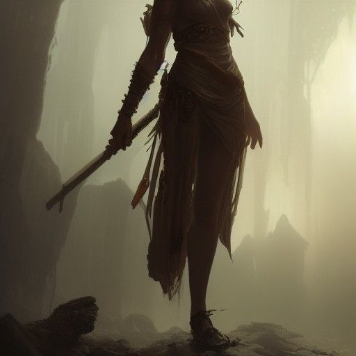 Miquella as Tarnished Saint Trina: Dark Fantasy Art