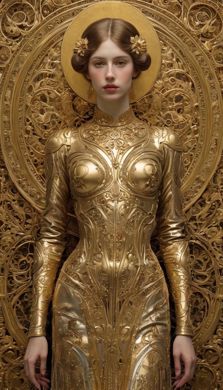 Red-Haired Domina in Dungeon: Hyperdetailed Digital Art