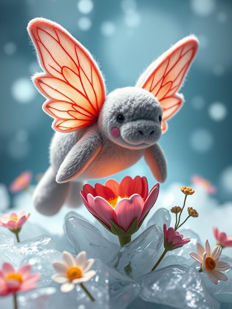 Steamplush Fairy-Manatee at Fantasy Dress-Up Party