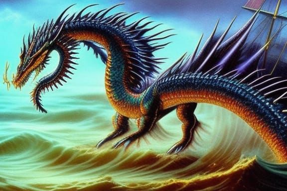 A sea serpent