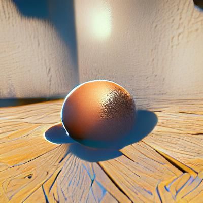 Egg with 3D Shading and Depth