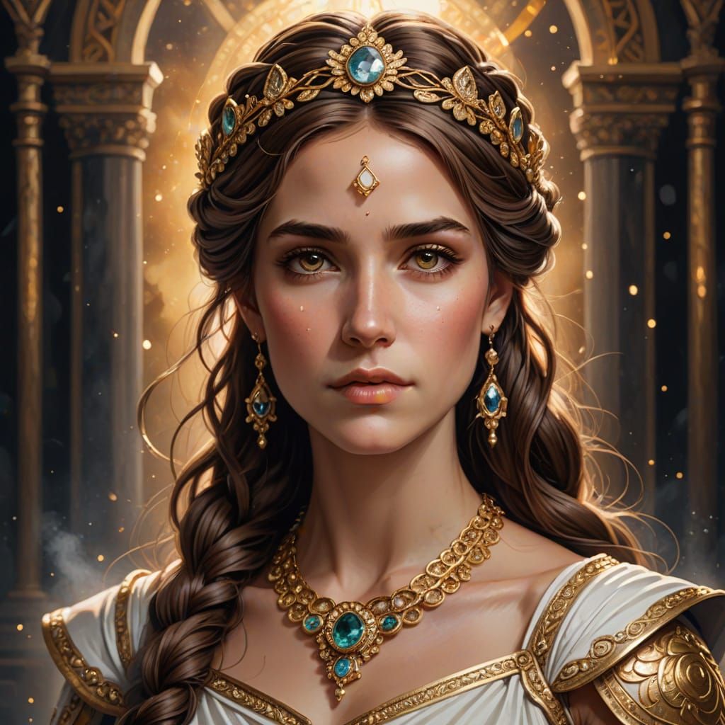 Themis: Goddess of Justice and Law Portrait