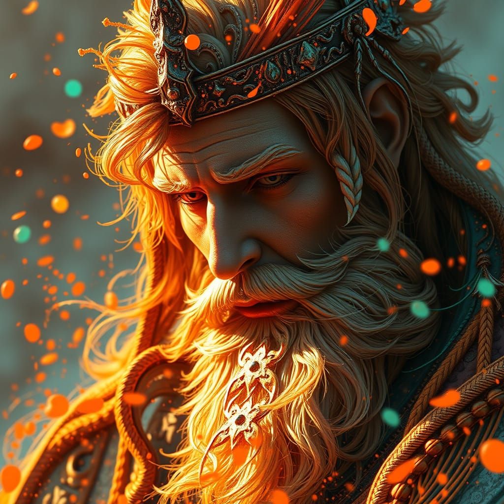 Biblical Countenance Concept Art with Dynamic Lighting