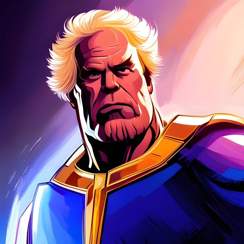 Gary Busey as Thanos in Avengers: Endgame