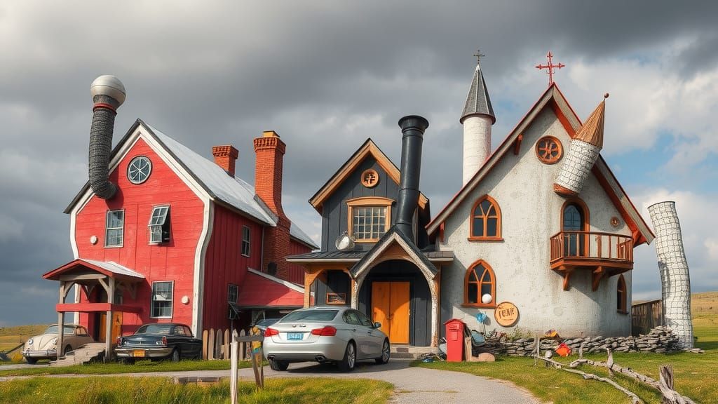 Whimsical Collection of Absurd Houses