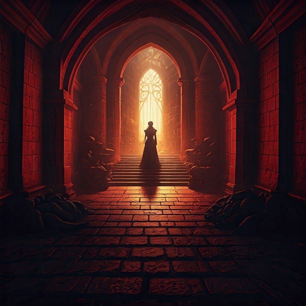 Fantastical Scene of Cersei Lannister in the Red Keep