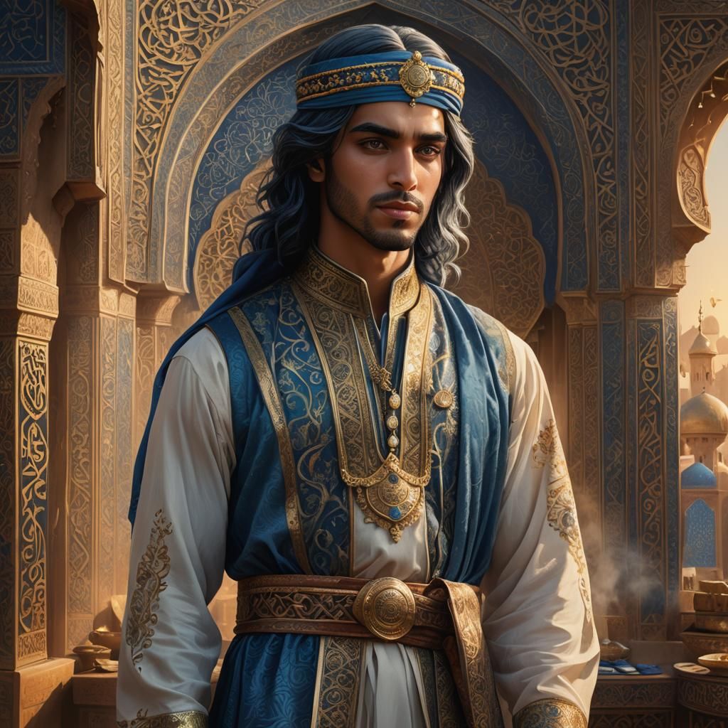 Regal Prince Concept Art in Ornate Setting